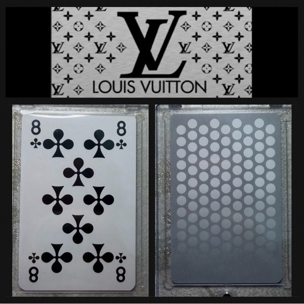 Louis Vuitton Playing Card- 8 of Clubs Fondation Paris limited edition collectib